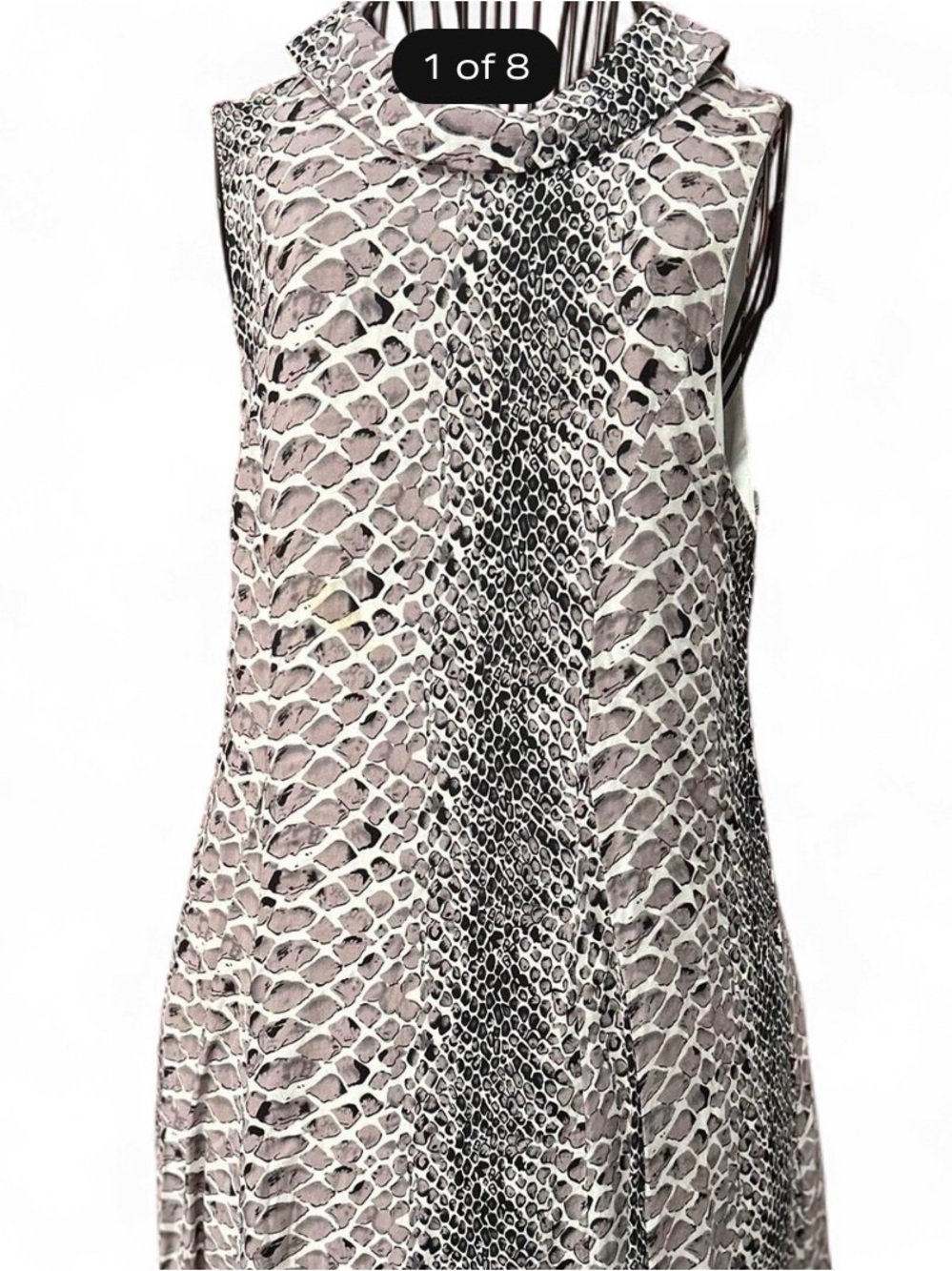 Snakeskin Animal Print Dress